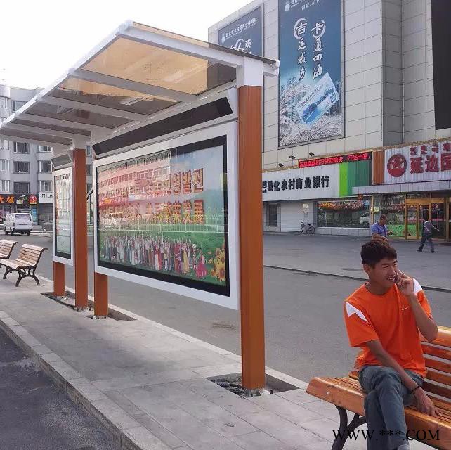 晟宇广告 公交站台 候车亭灯箱 定制  直销 公交站广告牌  候车亭**图2