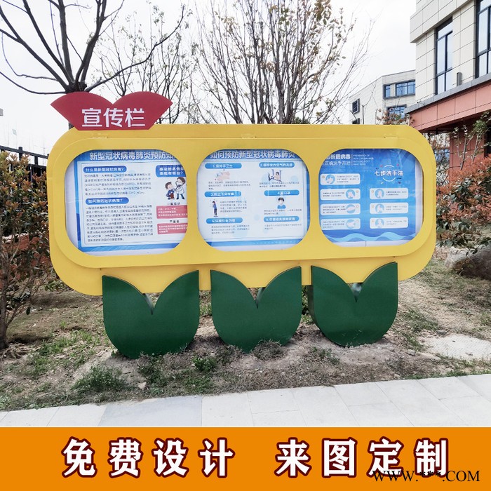 社区壁挂宣传栏规格052784467688壁挂广告牌灯箱 学校壁挂阅报栏大朗厂家定制图6