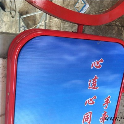 加工灯杆 龙凤灯箱户外广告牌制作生产 换画方便 样式美观
