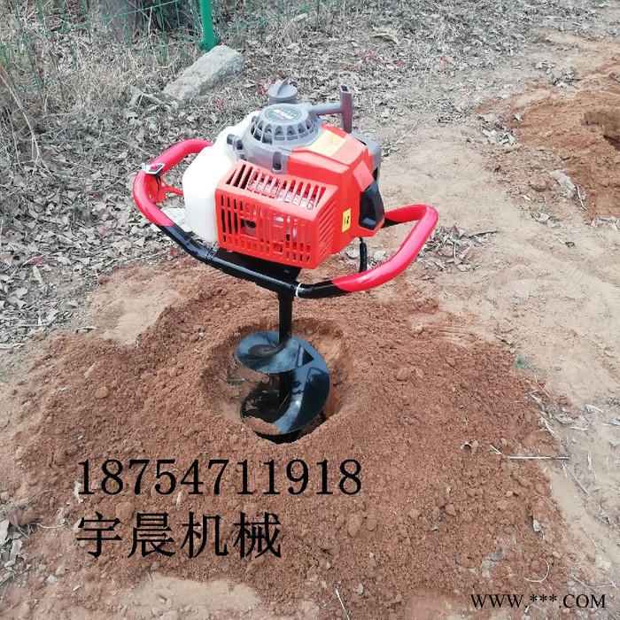 拖拉机悬挂挖洞埋桩机批发果苗种植机 广告牌立水泥杆挖坑机图3