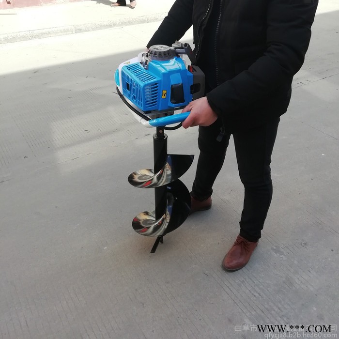 拖拉机悬挂挖洞埋桩机批发果苗种植机 广告牌立水泥杆挖坑机图2