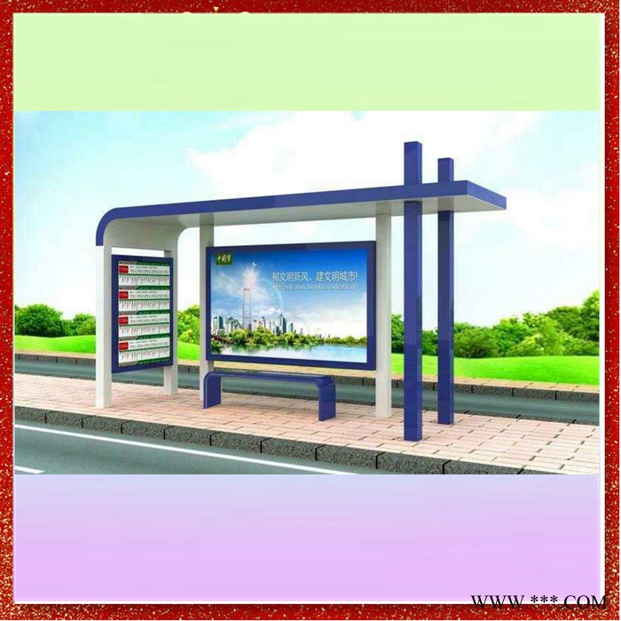 【快速出货】城市公交站台灯箱 候车亭专用广告牌图4