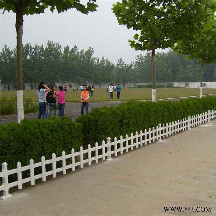 小区围挡  草坪护栏 pvc草坪护栏图2