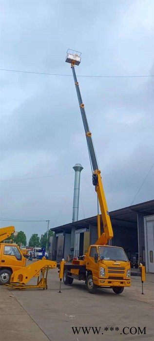 济南江铃23米高空作业车厂家广告牌安装图6