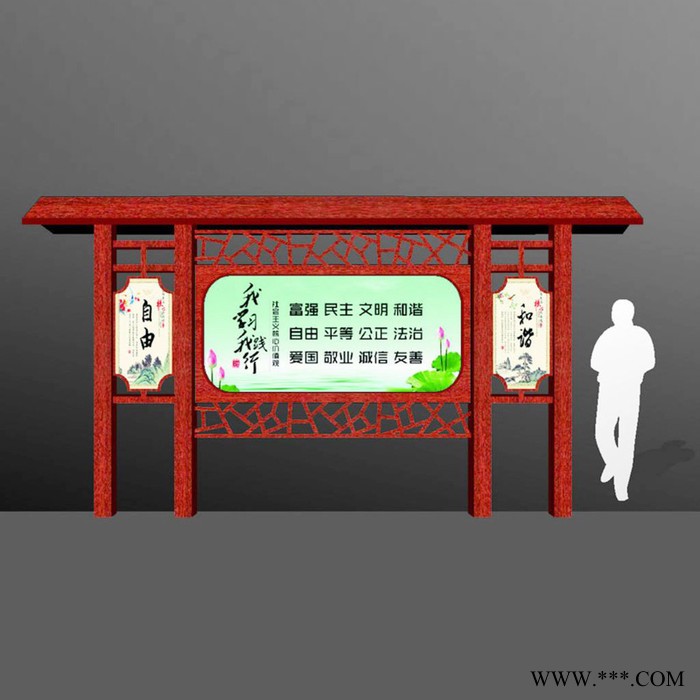 广告画面轮番展示的滚动灯箱内安装了滚动系统适用在宣传栏广告牌图1