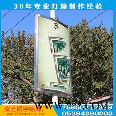 潍坊    **路灯杆灯箱 长方形仿古路灯广告灯箱 线杆路灯广告牌 造型灯箱 外观精美图2