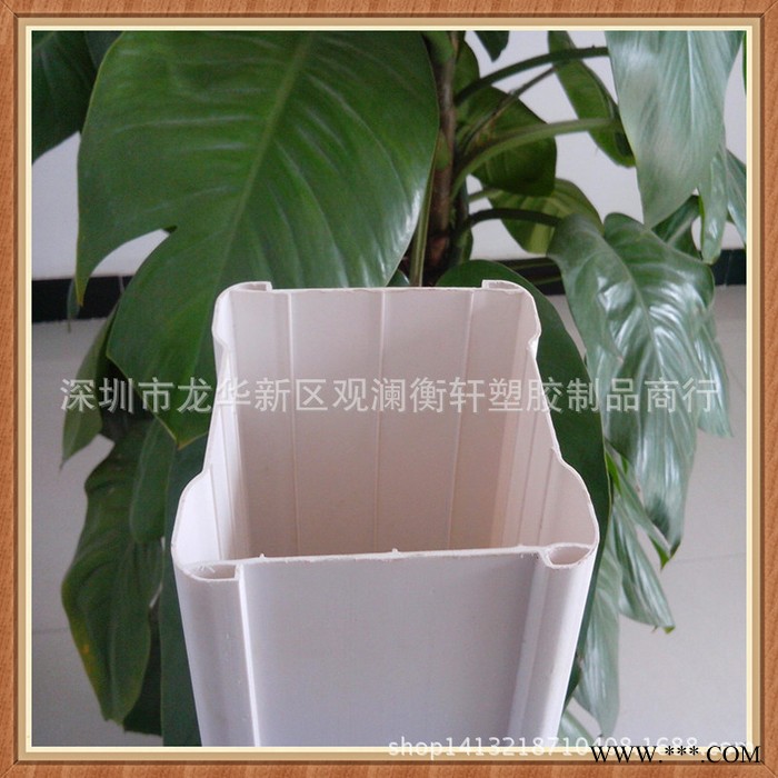 PVC塑胶大方管 适用于工地围挡立柱