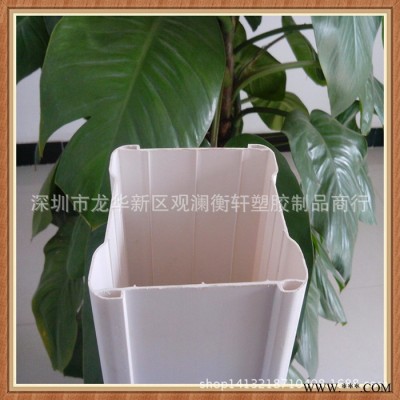 PVC塑胶大方管 适用于工地围挡立柱