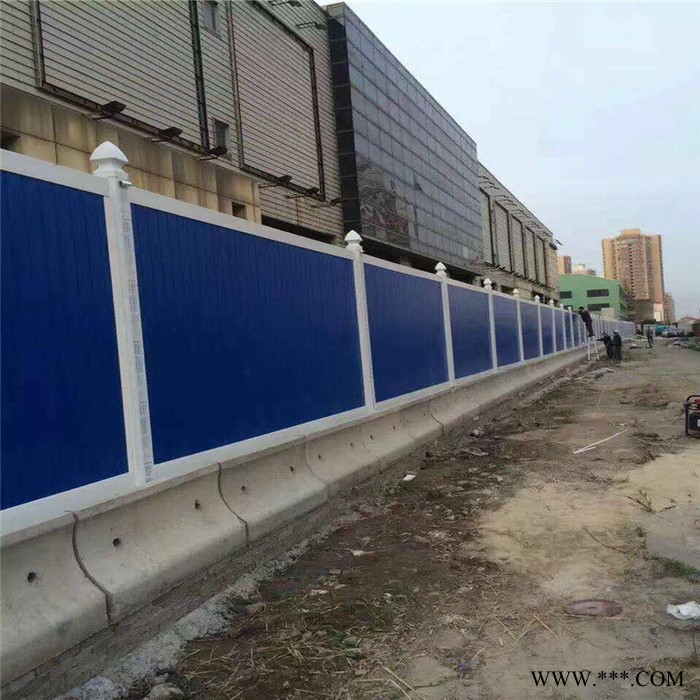 交通市政围栏施工围挡道路隔离护栏建筑工程围墙彩钢板PVC铁皮图5