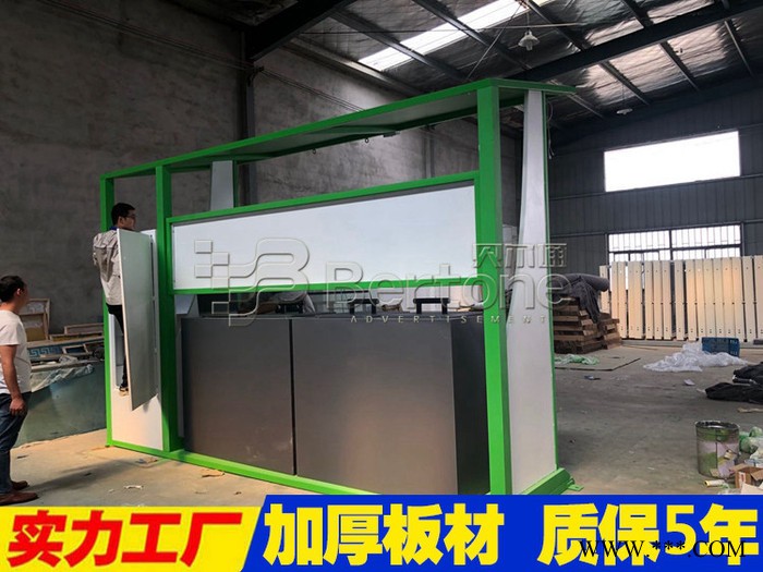 定制户外垃圾分类亭垃圾桶不锈钢宣传栏创意回收分类垃圾亭广告牌成品垃圾房 垃圾收集屋厂家图5