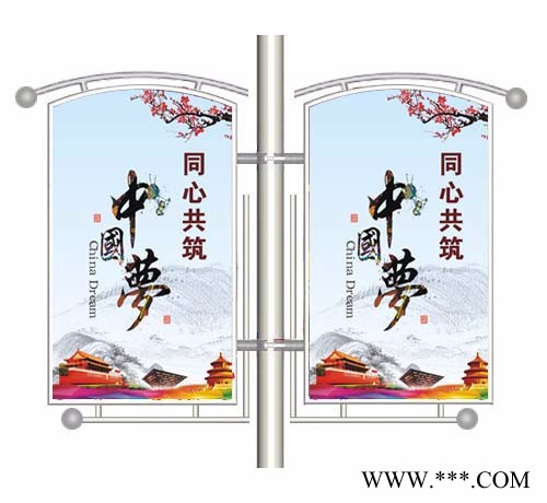 直销 弧形玻璃钢灯箱 玻璃钢灯箱一  可订做  大量供应古建筑屋檐顶仿古灯杆广告灯箱 复古式电线杆广告牌图3