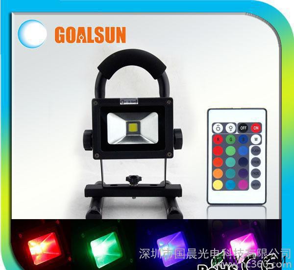 移动充电投光灯、节能投光灯、IP65防水、质保三年、广告牌照