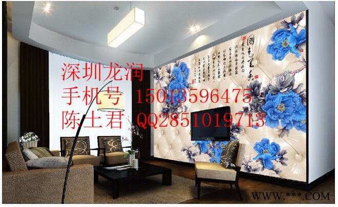 瓷砖电视背景墙 广告牌UV打印机龙润厂家图6