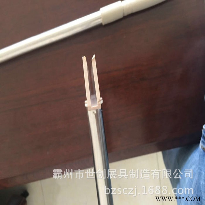 可伸缩 不锈钢杆 手举牌 广告牌 接机牌 透明扇形不锈钢图3