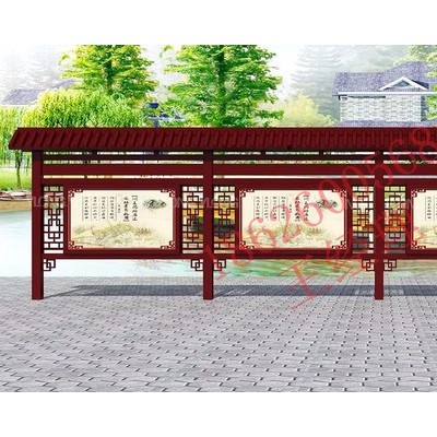 湖北省宣传栏 湖北恩施亿龙定制 古艺宣传栏 恩施生产批发广告牌