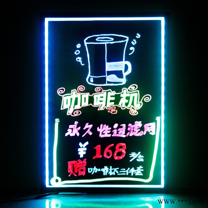 深圳60*40户外炫彩手写广告牌  外贸出口荧光写字板图4