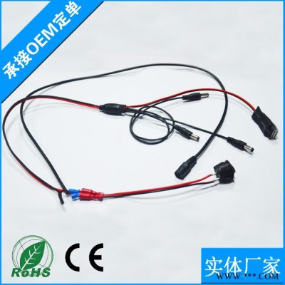 LED灯串电源线 广告显示屏连接线 圣诞树灯路边广告牌转接线