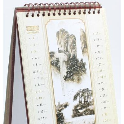 广州广告礼品台历定制佛山顺德台历挂历定制