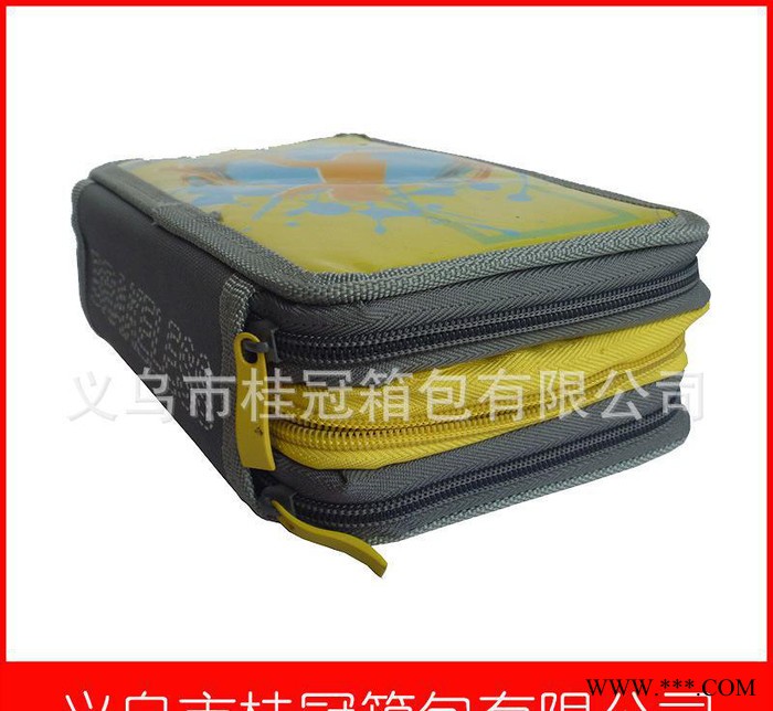 义乌定做学生pvc笔袋 礼品笔袋定做 拉链笔袋
