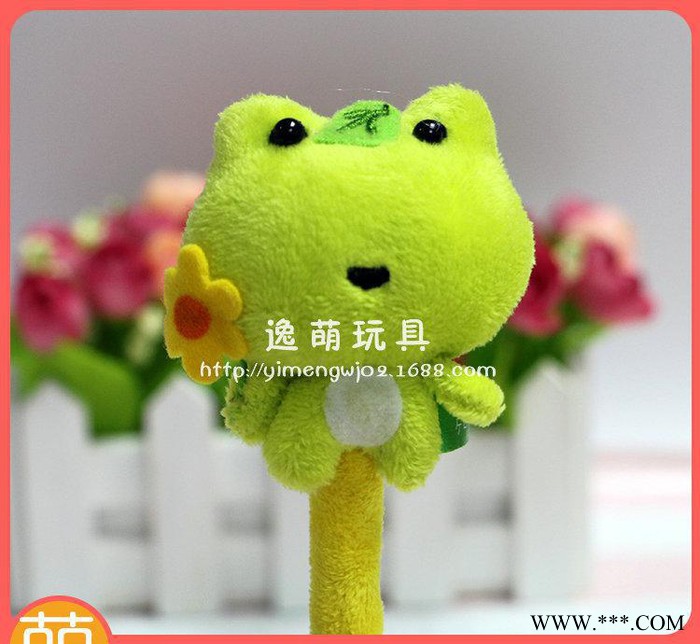专业定制  卡通缎带毛绒笔 ** 创意毛绒玩具礼品笔图3
