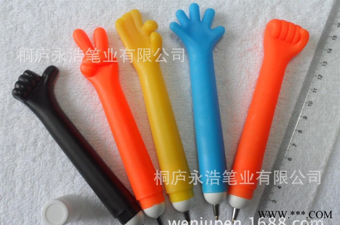 手指笔 手形笔 手指形广告促销圆珠笔 手势广告礼品笔 SCS图2
