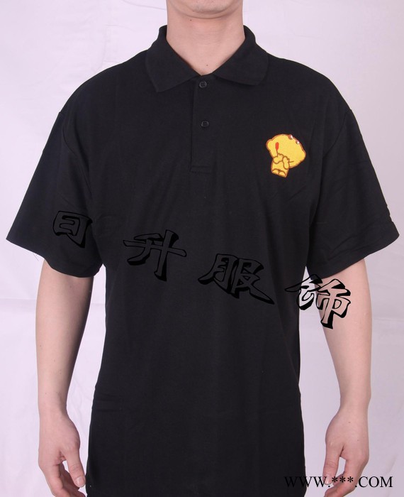 广告衫文化衫中小学生夏装校服广告促销品翻领短袖polo图2