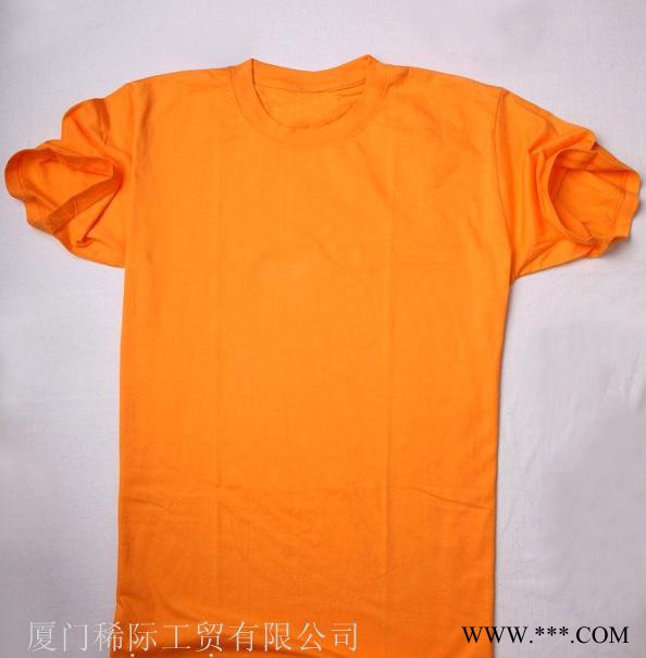 批发圆领短袖空白T恤 定做广告衫 文化衫 工作服T恤专业定制图2