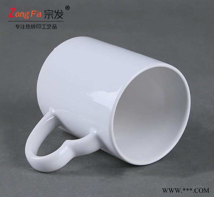 直销  热转印白色马克杯子 涂层杯 白杯 个性DIY杯子