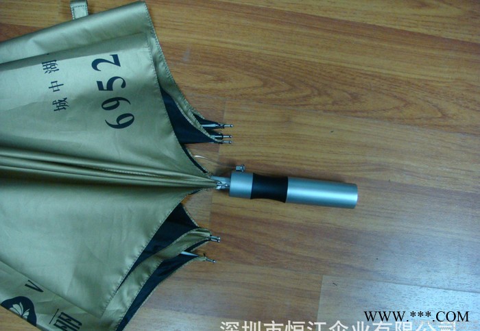 恒江伞业 订做 HJ-006 高品质广告伞大拉簧金胶布高尔夫伞图2
