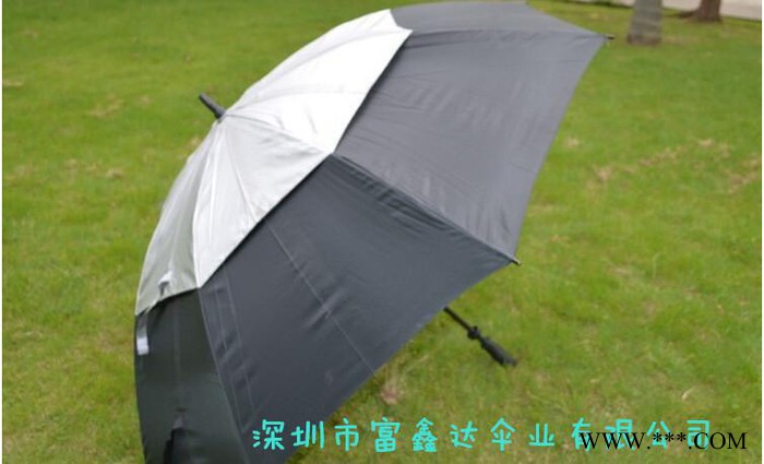 定做直杆高尔夫伞 防晒防风双层广告伞礼品伞图2