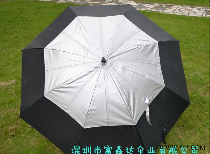 定做直杆高尔夫伞 防晒防风双层广告伞礼品伞图1