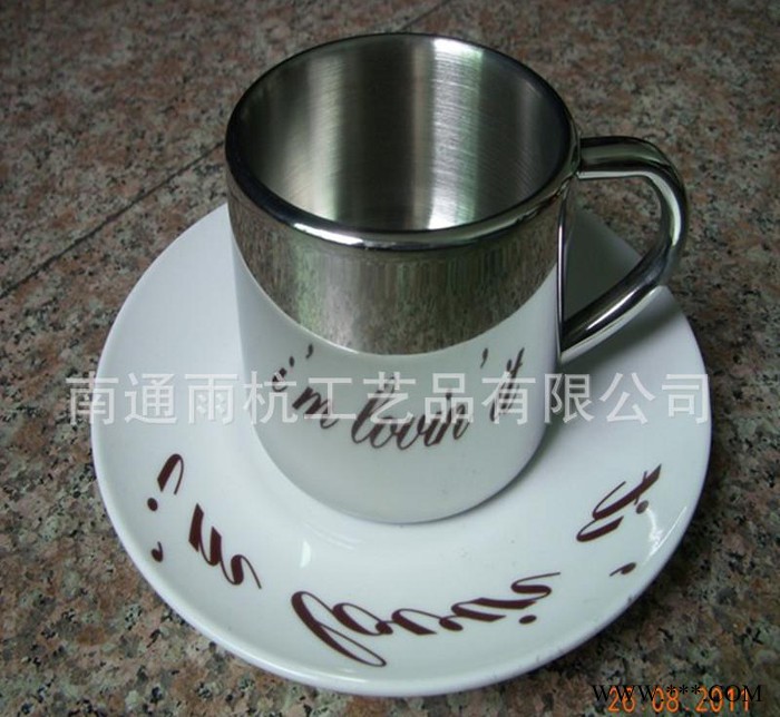 厂家不锈钢咖啡杯/倒影杯/不锈钢杯子/杯子定制批发图2
