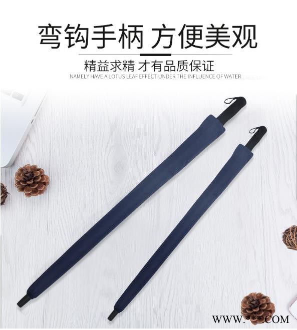 **文竹高尔夫伞超大防风雨伞定制logo八骨双层加粗商务伞广告伞图2