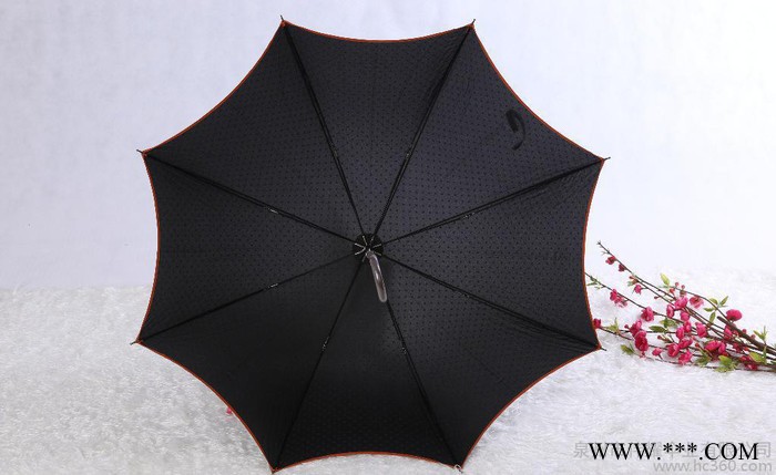 定制 直杆广告伞 日式韩版手开包边阿波罗晴雨伞图3