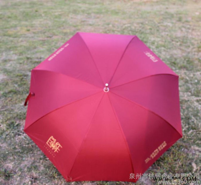 泉州雨伞礼品伞 直杆**防风自动铝中棒大拉簧广告伞图3