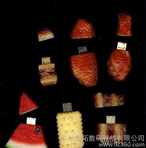 广州U盘-创意仿真西瓜食品U盘定制 开模U盘图2