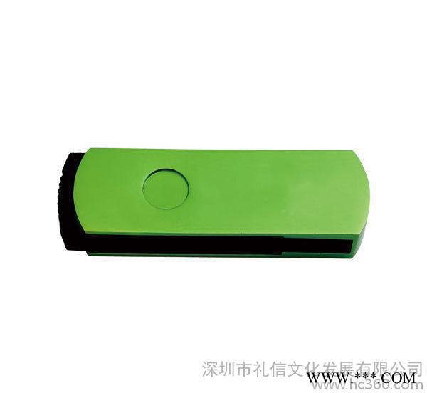 旋转U盘夹子U盘金属U盘可定制容量可做LOGO商务会议年会礼品U盘图1