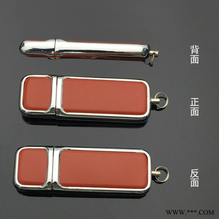 u盘工厂定制创意真皮u盘 usb储存器 可印刷LOGO 皮套 皮革u盘定制图4