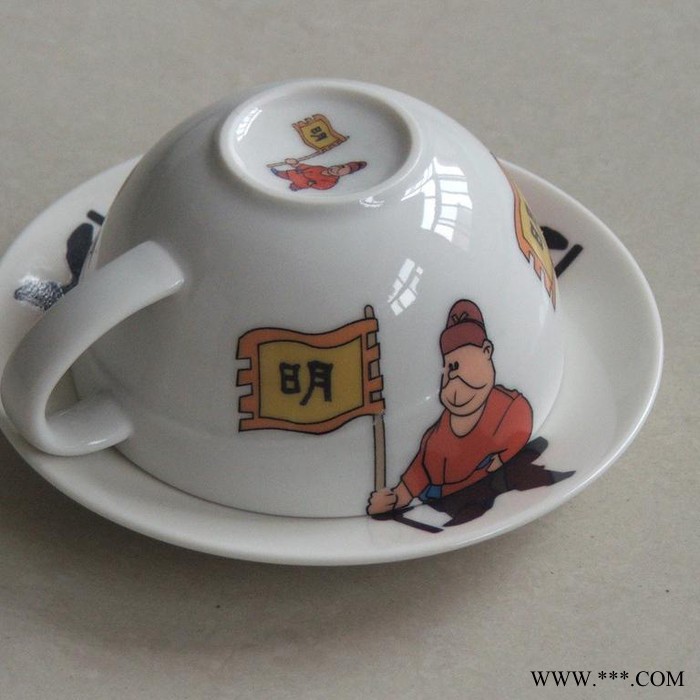 北京提供成品广告马克杯子茶碗图形文字设计 丝网印刷 青瓷工艺品图6