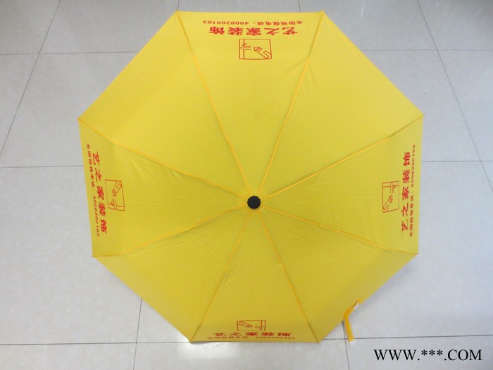 迷雨 折叠广告伞 高尔夫伞厂家图3