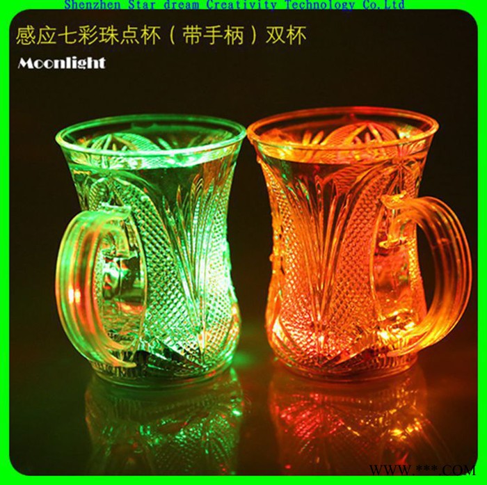 发光杯通过加水可以感应发出七彩LED光的杯子图2