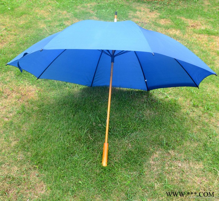 深圳厂家定制直杆广告伞木柄雨伞 高质量复古风高尔夫球雨伞图2