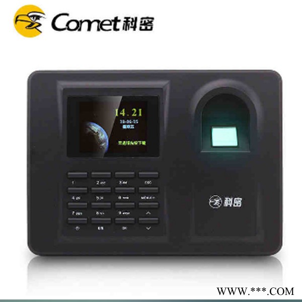 科密E101指纹考勤机 彩屏U盘下载免软件 指纹签到神器 指纹式打卡机 前台指纹识别 洛阳科密指纹机 上班签到打卡 考勤图3