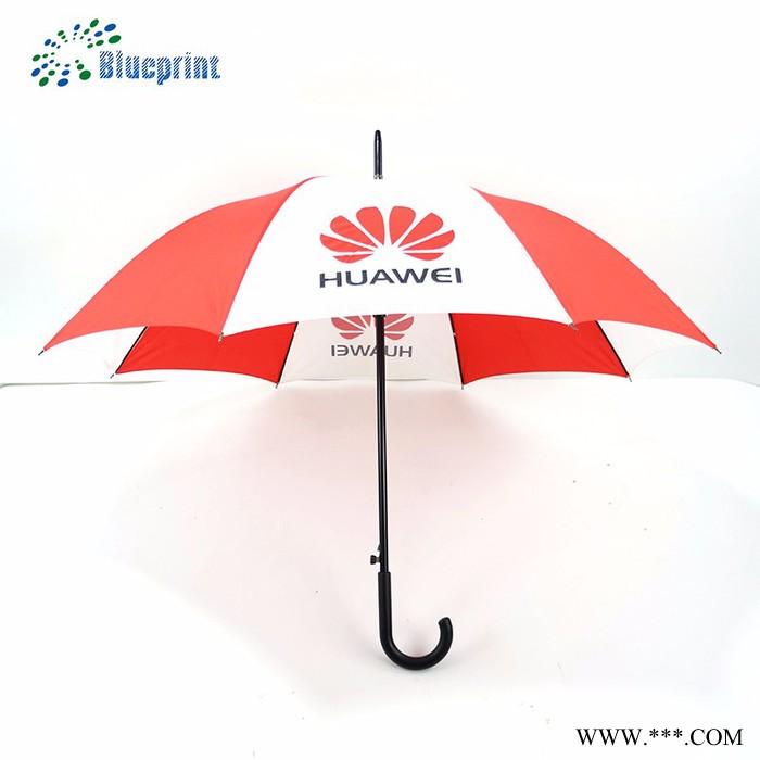 华煜自动雨伞外贸出口直杆广告伞8骨定制logo礼品 伞图3