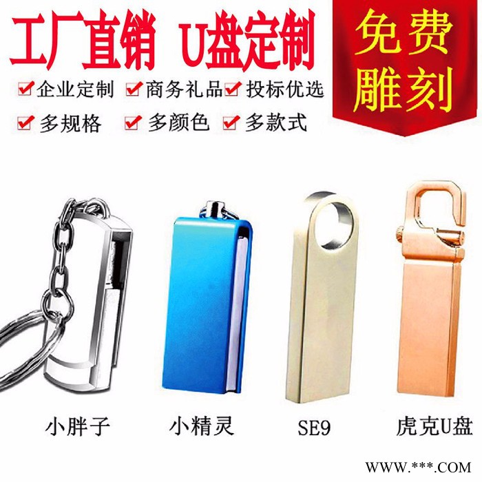 u盘定制 批发创意金属优盘礼品U盘高速usb2.0 8g 16g 广告u盘定制 工厂直销图1