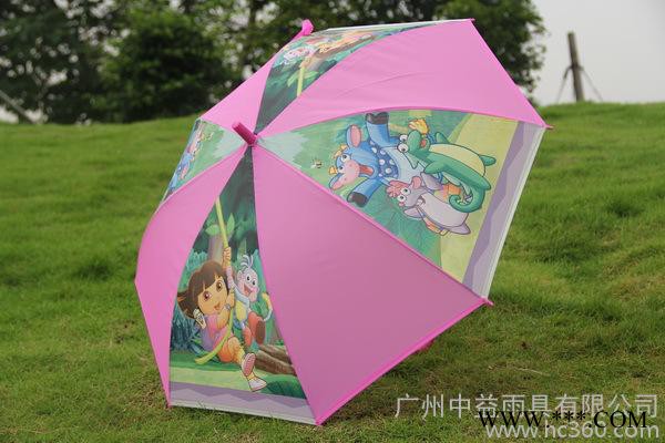 供应中益环保卡通儿童伞 独特设计小雨伞 学生伞 可订做广告伞图2