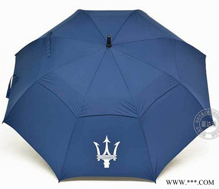 雨伞厂家定制 4S汽车玛莎拉蒂雨伞高尔夫广告伞双层高尔夫伞直杆伞图3