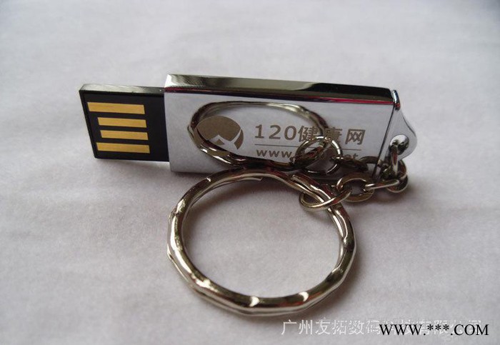 广州U盘工厂，金属迷你推拉U盘，mini USB, 可开17图1