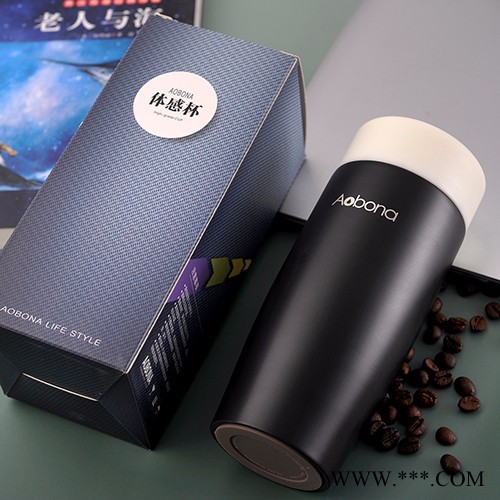 定制广告杯 双层304不锈钢杯子 水杯茶杯 定做LOGO丝印图3