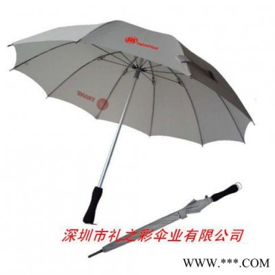 雨伞订做厂家，礼之彩 伞 511纤维双层防风雨伞直杆高尔夫伞广告伞订做厂家